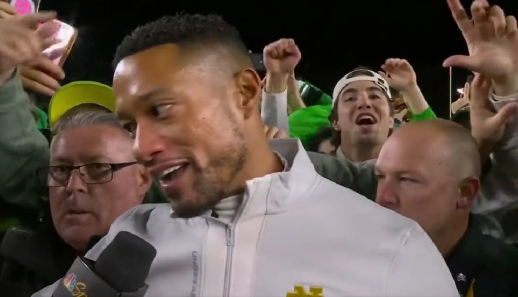 Marcus Freeman Finally Has His Notre Dame&nbsp;Moment